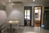 Two bedrooms apartment for rent in Tran Phu street, Ba Dinh district, Ha Noi